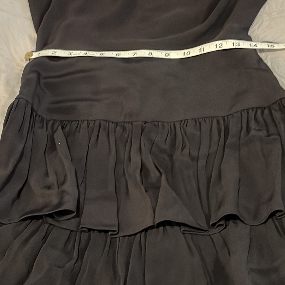 Betsy & Adam black party/cocktail dress. 8-10 crisscross back butterfly top. - Picture 4 of 13